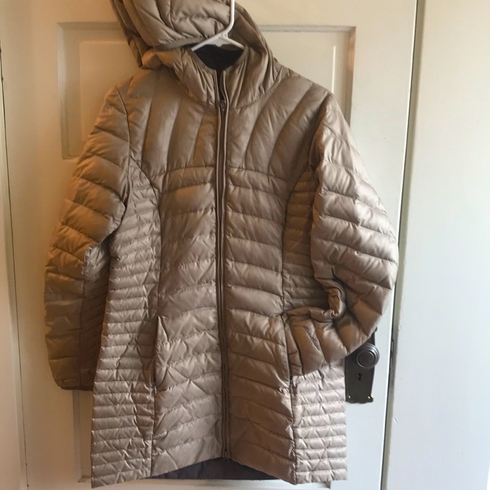 Long down coat